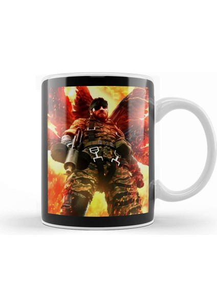 Solid Snake Metal Gear Solid 3 Naked Snake The Boss Kupa Bardak Porselen