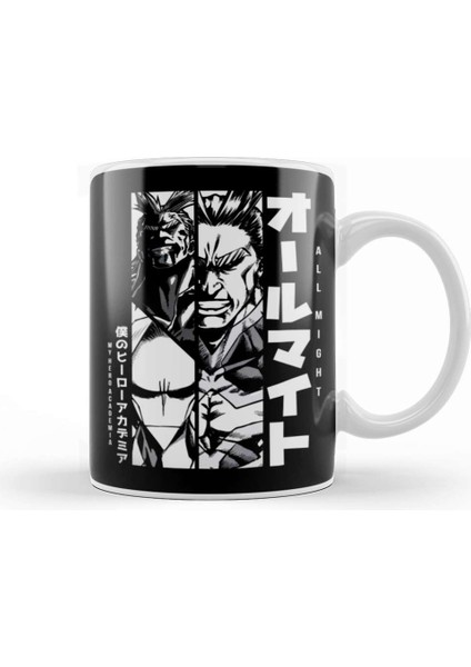 All Might My Hero Academia Manga Panel Kupa Bardak Porselen