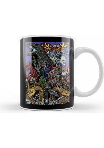 Godzilla 01 Kupa Bardak Porselen