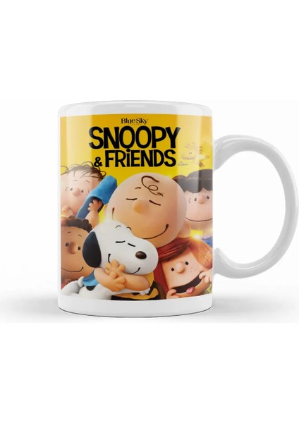 Snoopy And Friends Kupa Bardak Porselen
