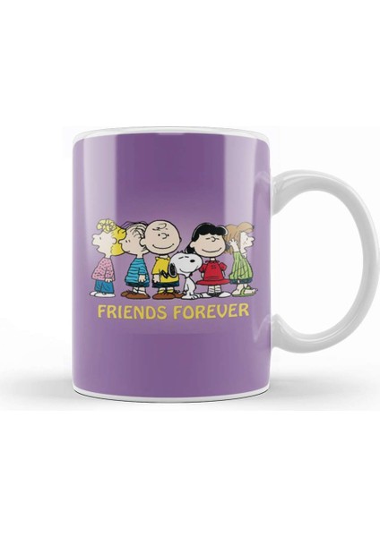 Snoopy And Friends 02 Kupa Bardak Porselen