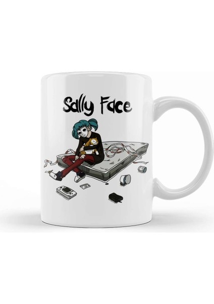 Sally Face 01 Kupa Bardak Porselen