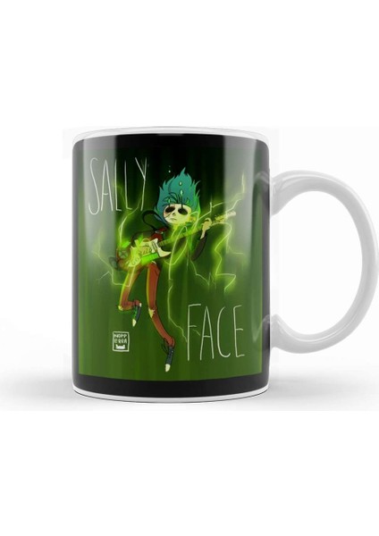 Sally Face 0 Kupa Bardak Porselen