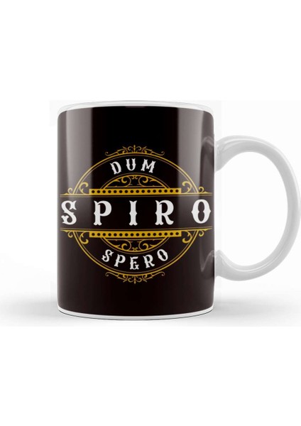 Dum Spiro Spero Language Education Latin Phrase Motivation Kupa Bardak Porselen