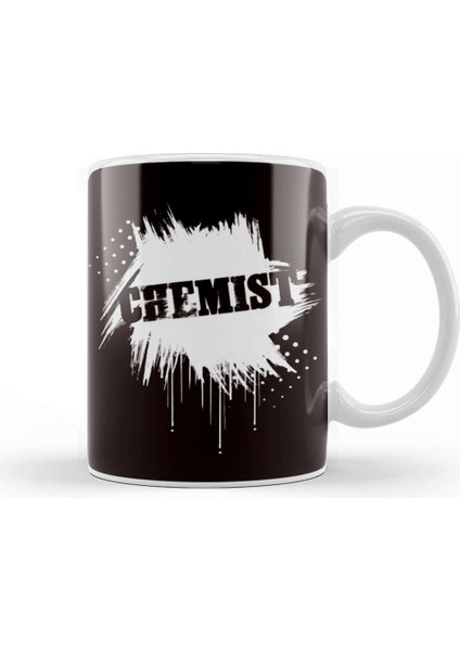 Chemist Scientist Pharmacist Chemistry Science Laboratory Kupa Bardak Porselen