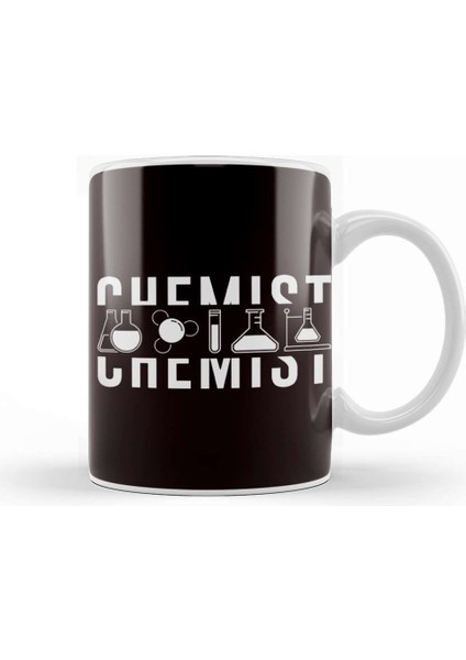 Chemist Scientist Laboratory Science Chemistry Pharmacist Kupa Bardak Porselen