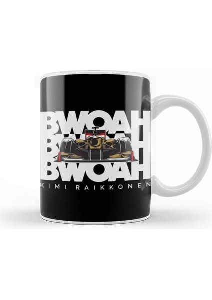 Kimi Raikkonen Bwoah Kupa Bardak Porselen