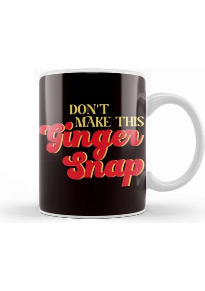Don´t Make This Ginger Snap Redhead Christmas Cookies Kupa Bardak Porselen
