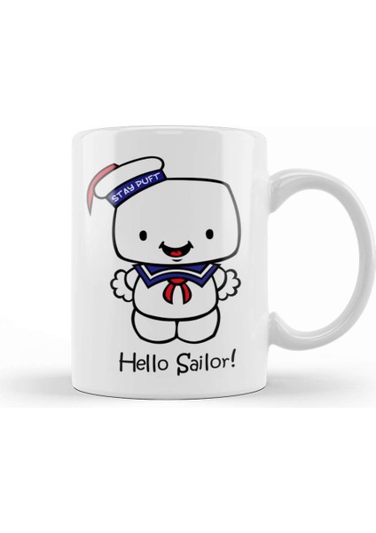 Ghostbusters Hello Sailor 01 Kupa Bardak Porselen