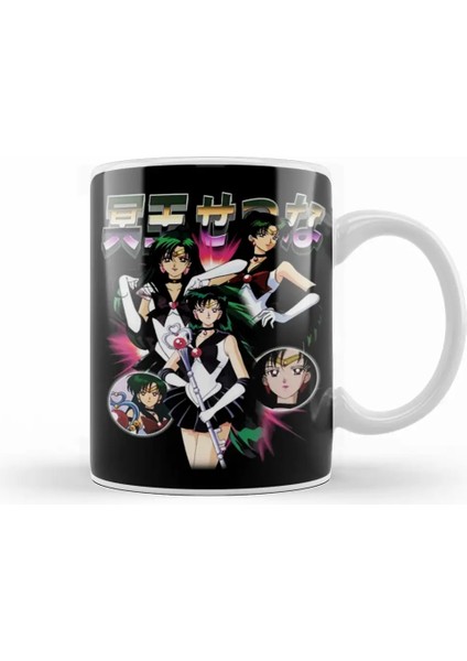 Sailor Moon Pluto Kupa Bardak Porselen