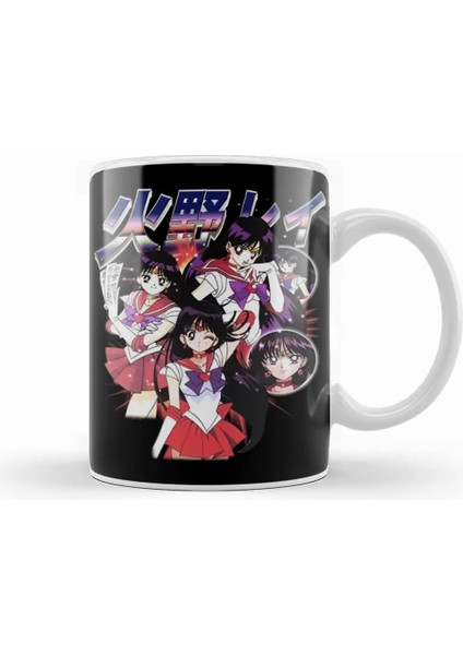 Sailor Moon Mars Kupa Bardak Porselen