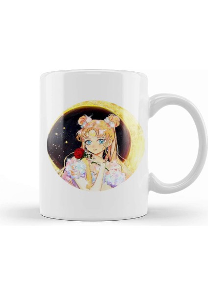 Sailor Moon Light Fanart Kupa Bardak Porselen