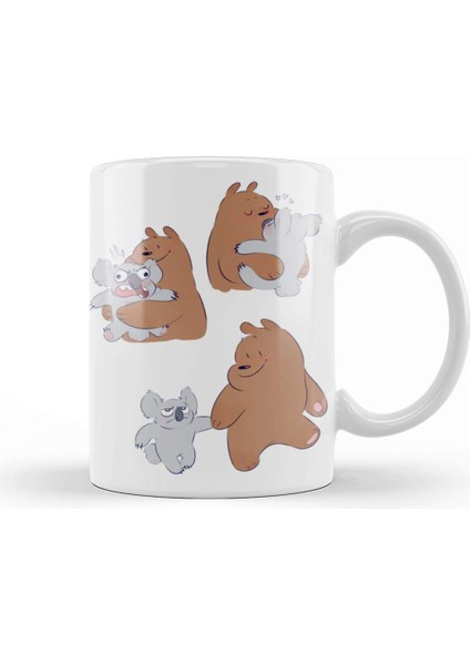 Nom Nom We Bare Bears 06 Kupa Bardak Porselen