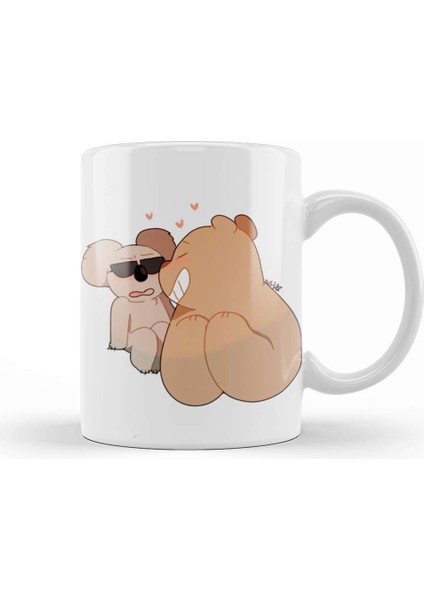 Nom Nom We Bare Bears 07 Kupa Bardak Porselen