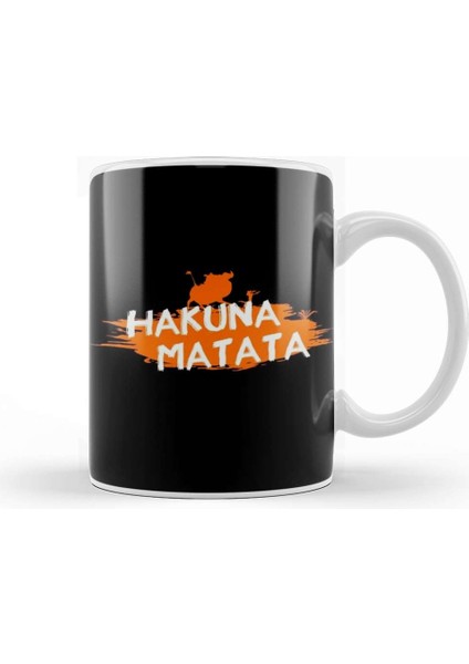 Hakuna Matata 03 Kupa Bardak Porselen
