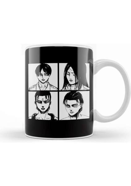Attack On Titan Eren Jaeger Revolution Kupa Bardak Porselen