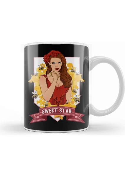 Lana Del Rey 01 Kupa Bardak Porselen
