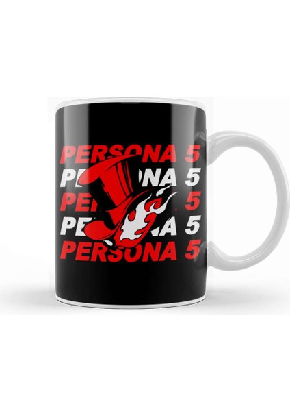 Persona 5 Phantom Thieves Kupa Bardak Porselen