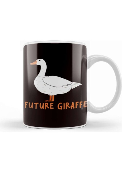 Funny Future Giraffe Duck Goose Wildlife Wilderness Safari Kupa Bardak Porselen