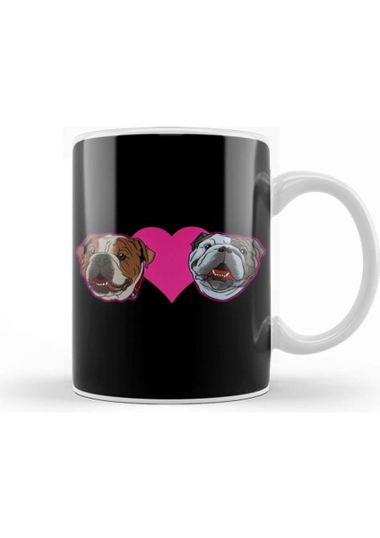Matilda Hart Winston Bulldog Kupa Bardak Porselen