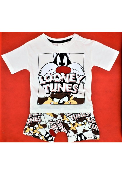 Çok Özel Looney Tunes Baskılı Ikili Takım