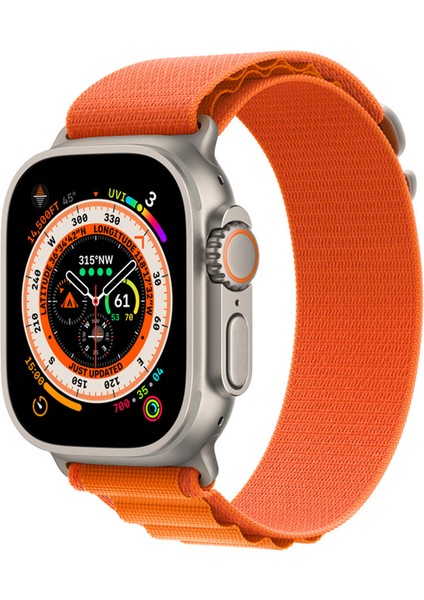 Microwear Series U9 Ultra Çift Kordon 49MM Kordon Kilitli/vidalı/nfc/gps/pusula/siri Destekli Akıllı Saat