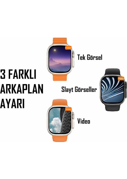 Microwear Series U9 Ultra Çift Kordon 49MM Kordon Kilitli/vidalı/nfc/gps/pusula/siri Destekli Akıllı Saat