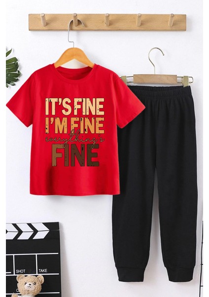 Çocuk Fine Baskılı Alt - Üst Eşofman Takımı fiyatları