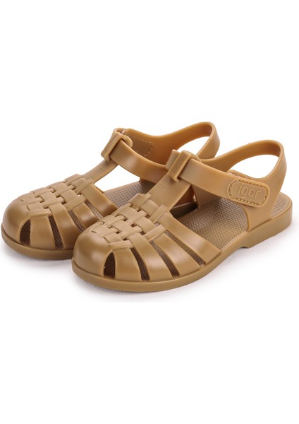 Clasica Velcro Kız/erkek Çocuk Sandalet S10288 Taba modelleri