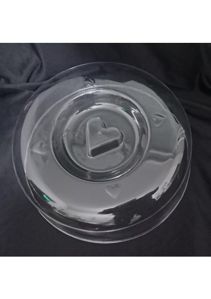 Pasta Kek Tabağı İçin Şeffaf Fanus Kapak Kırılmaya Dayanıklı Plastik 26 cm fırsatları