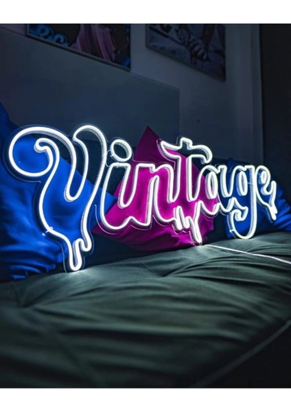 Vintage Neon LED Tabela