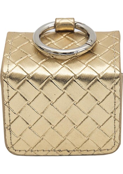 Mini Golf Topu Saklama Çantası Suya Dayanıklı Kare Bel Kılıfı Saklama Kutusu Altın (Yurt Dışından)