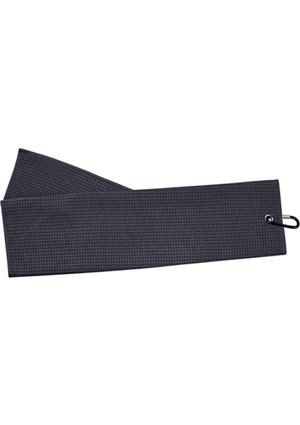 Karabina Klibi Siyah ile Üç Katlı Mikrofiber Golf Havlusu (Yurt Dışından)