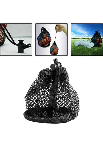 Tenis Için Dayanıklı Golf Top Çantası Taşıma Çanta Tutucu Aksesuarları Net Pouch Kapasitesi 12 Top (Yurt Dışından) modelleri