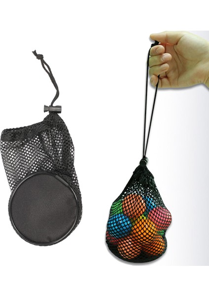 Tenis Için Dayanıklı Golf Top Çantası Taşıma Çanta Tutucu Aksesuarları Net Pouch Kapasitesi 12 Top (Yurt Dışından) fırsatları