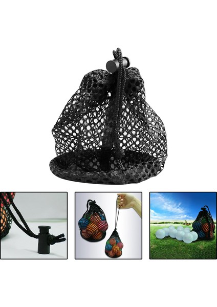 Tenis Için Dayanıklı Golf Top Çantası Taşıma Çanta Tutucu Aksesuarları Net Pouch Kapasitesi 12 Top (Yurt Dışından) indirimleri