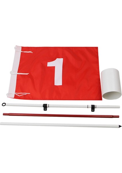 3 Bölümlü Golf Bayrak Çubukları Golf Koyarak Bayrak (Yurt Dışından)