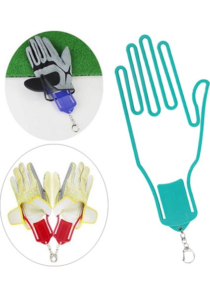 Golf Eldiven Sedye Kaleci Kurutma Rafı Tutucu Genişletilmiş Eldiven Destek Çerçeve Yeşil (Yurt Dışından)