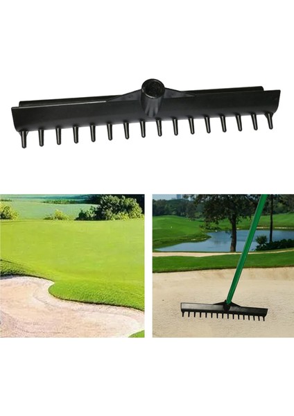 Premium Golf Bunker Rake Head Bahçe Peyzaj Golf Sahası Çift Taraflı Tırmık 37.5x7.5cm (Yurt Dışından) fırsatları