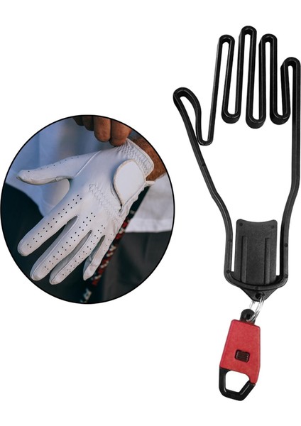 1 Adet Golf Eldiven Tutucu Raf Plastik Kurutma Makinesi Askı Golf Eldiven Sedye Tutucu Kırmızı (Yurt Dışından)