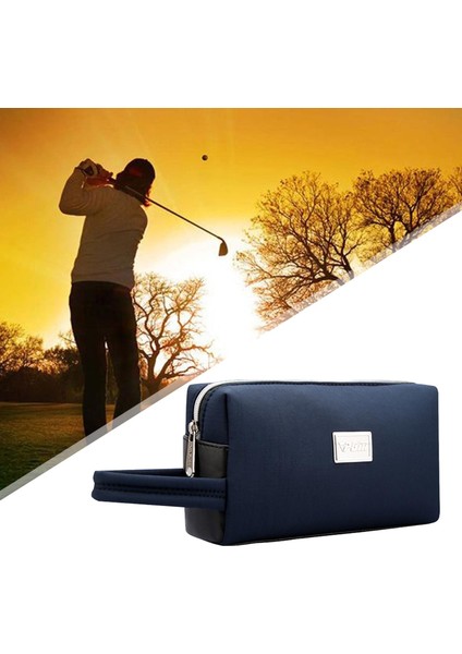 Taşınabilir Golf Mini Çanta Organizatör Tee Tutucu Debriyaj Çantası Golf Ball Pouch Donanma (Yurt Dışından) fiyatları