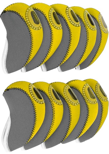 10 Neopren Golf Demir Kulübü Başkanı Clear Pencere Sarı ile Set (Yurt Dışından) modelleri