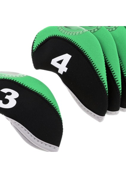 10 Adet/paket Golf Kulübü Kafa Kapağı Kama Demir Koruyucu Başlık Görünür Delik (Yurt Dışından) modelleri