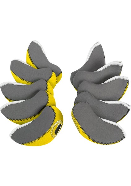 10 Neopren Golf Demir Kulübü Başkanı Clear Pencere Sarı ile Set (Yurt Dışından) indirimleri