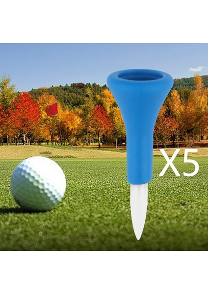 5 Adet Kauçuk Golf Tees Tutucu Pratik 2 "yükseklik Açık Paspas Tutucu Ev Beyaz (Yurt Dışından) modelleri