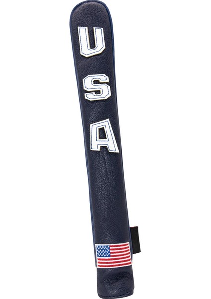 Pu Golf Hizalama Çubuk Kapağı Tutucu Işlemeli Su Geçirmez Kasa Premium Mavi Beyaz (Yurt Dışından) fiyatları