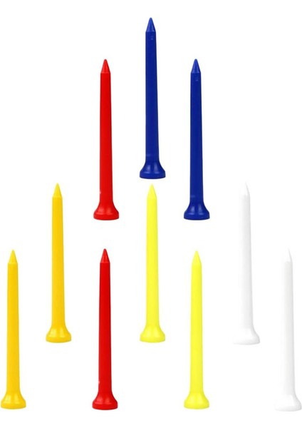 Golf Tees 2 / 3in Paramparça, Düşük Sürtünme Golf Çivileri 10 Bir Paketinde - 70MM (Yurt Dışından) modelleri