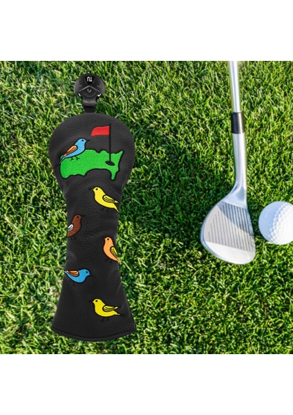 Golf Kulübü Kafa Kapağı Koruyucu Kollu Sürücü Fairway Ahşap Putter Kolu Ut (Yurt Dışından) fırsatları