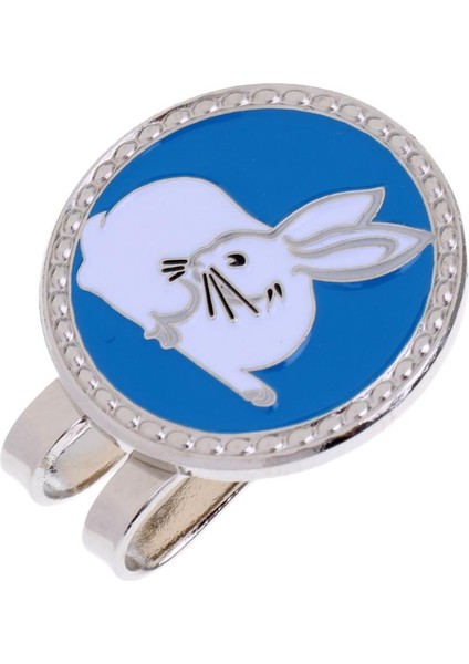 Taşınabilir Mini Çin Golf Şapka Klipli Top Işaretleyici Tavşan (Yurt Dışından)