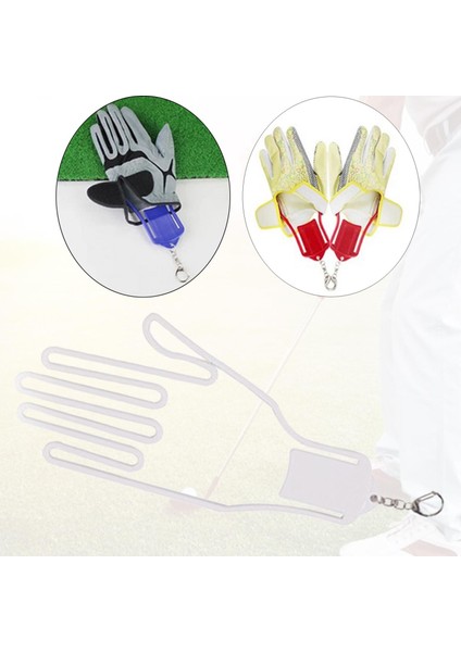 Golf Eldiven Sedye Kaleci Kurutucu Raf Tutucusu Genişletilmiş Eldivenler Destek Çerçevesi Mor (Yurt Dışından)